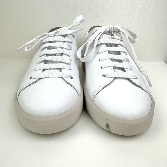 Everlane The ReLeather® Tennis Sneaker NWOB Womens 6 White Athleisure Shoes - Picture 7 of 10